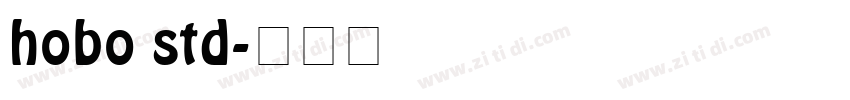 hobo std字体转换